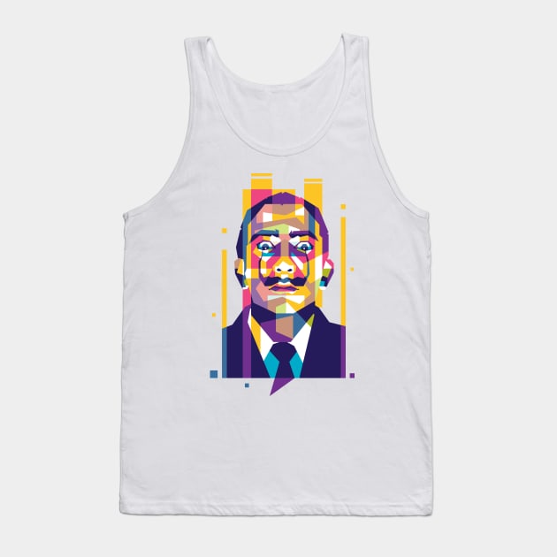 Salvador Dali Pop Art Tank Top by AwHM17